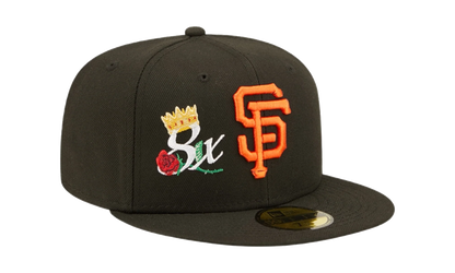 59FIFTY MLB San Francisco Giants Crown 8X Champs Fitted Hat "Black" NE493