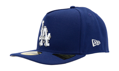 59FIFTY Los Angeles Dodgers Fence A-Frame Fitted Hat "Navy" 60693487