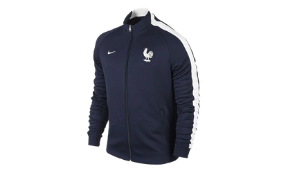 N98 France Authentic Track Jacket "Midnight Navy / White" 589858 410