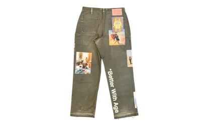 Tabloid Carpenter Trousers "Grey / Multicolor" BWA113