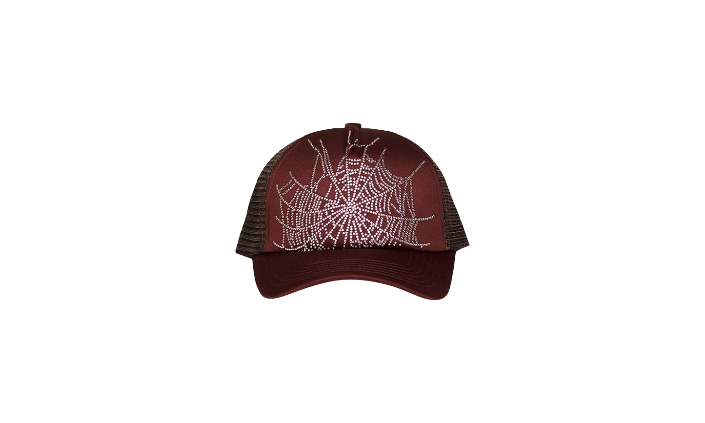 Web Trucker Hat Mens Style "Brown" SP5der63