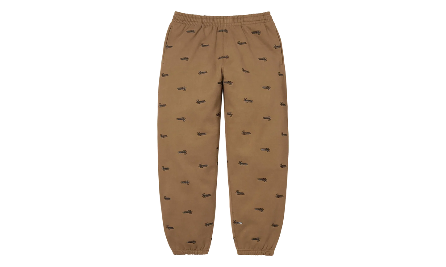 Repeat Script Sweatpants "FW25 - Dark Khaki" SU27082