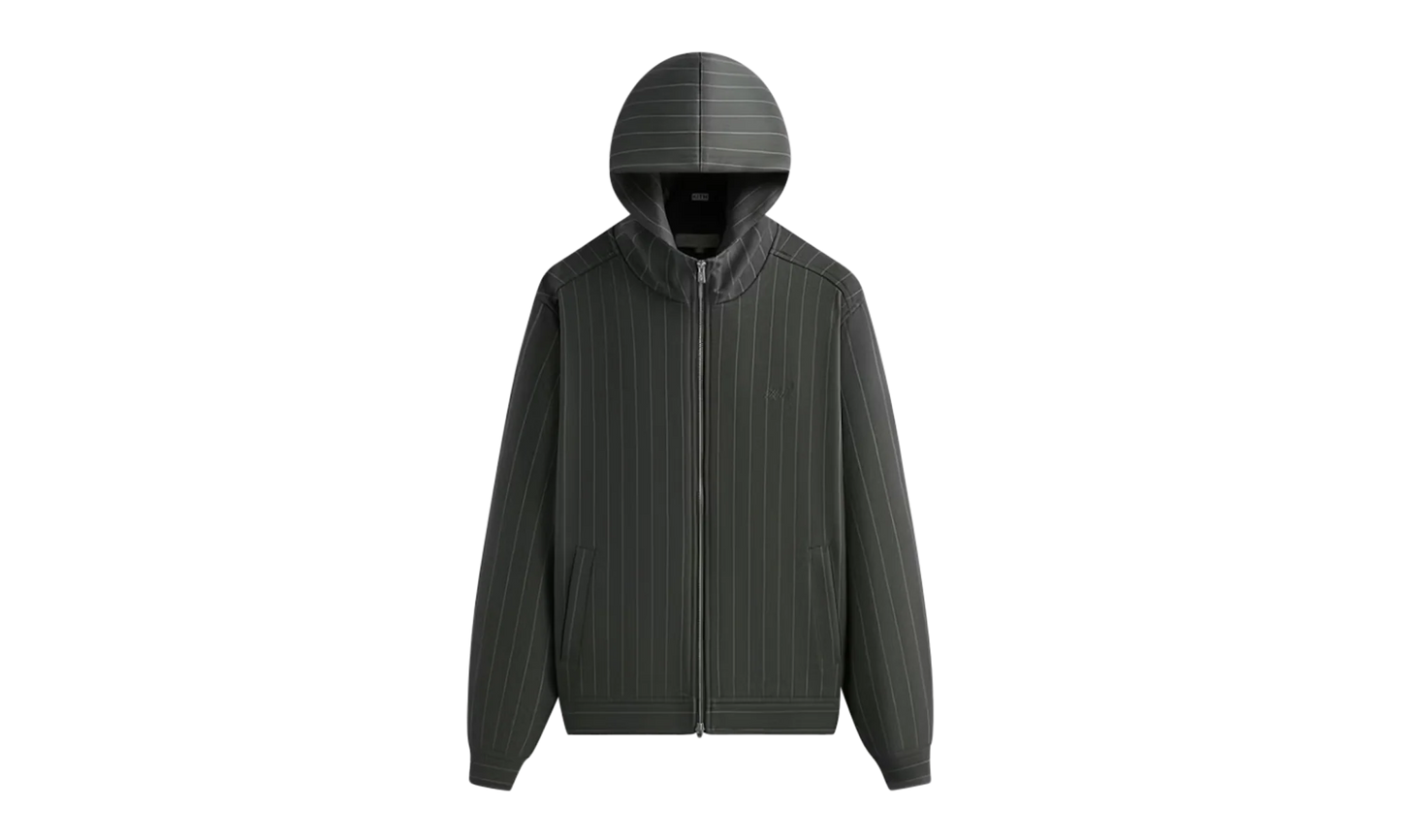 Double Weave Selfridge Zip Up Hoodie "Grey" KITH32
