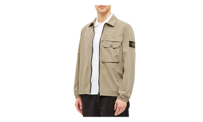 Pocket Washed Zipper Jacket "Khaki" 7315107WN V0168