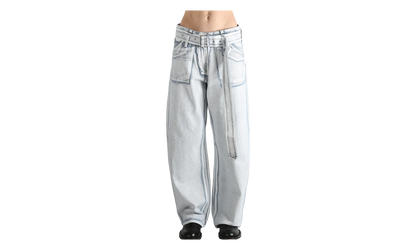Casual Jeans WMNS "Blue White" FN WN TROU001609 BLUE WHITE