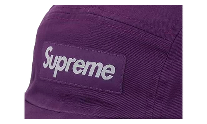 Washed Chino Twill Camp Cap (SS26) "Purple" SU27167