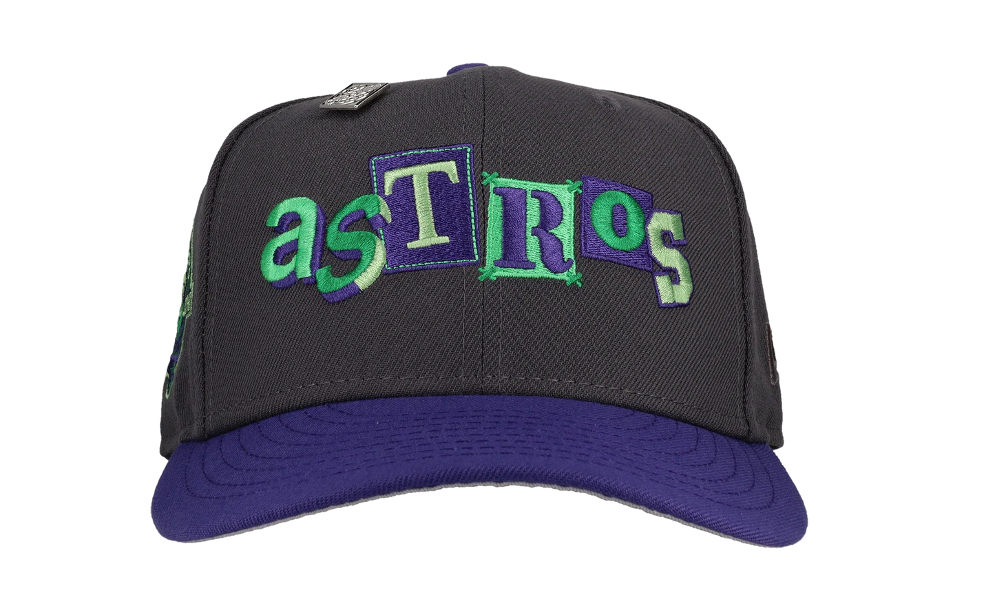 59FIFTY Houston Astros 45th Anniversary Ransom "Skunk" Fitted Hat "Black/ Royal Blue" 123451295936