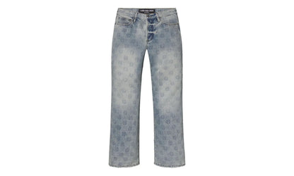 Embossed Denim Pants "Blue" 10031707