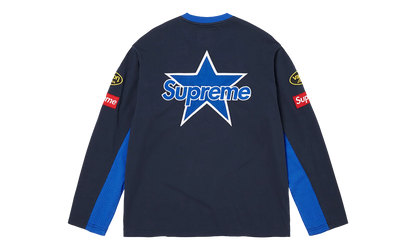 Vanson Leathers® L/S Top "SS26 - Navy" SU27020