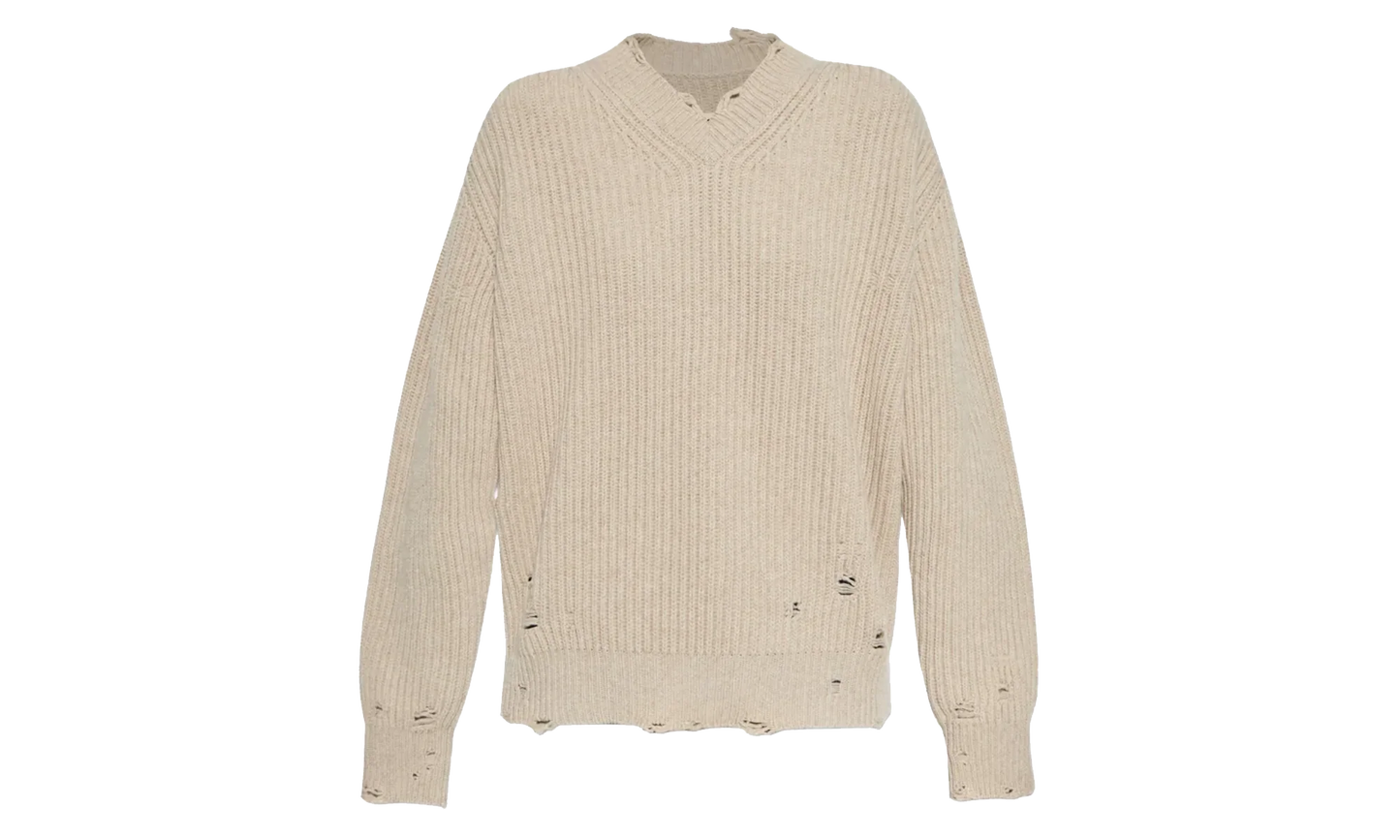 Wool Sweater WMNS "Beige Melange" S52HN0011 M13138 806M
