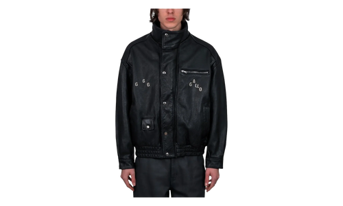 The Commission Leather Bomber Jacket "Black" 7U004Q3009BLK