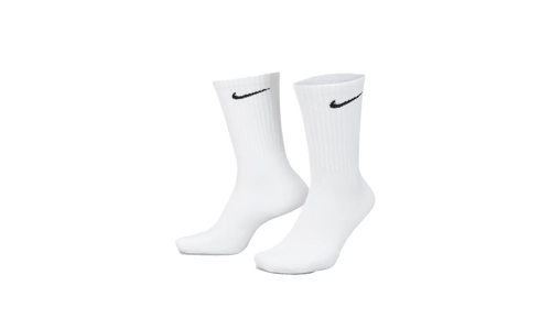 Everyday Cushioned Training Crew Socks (6 Pairs) "White / Black" SX7666 100