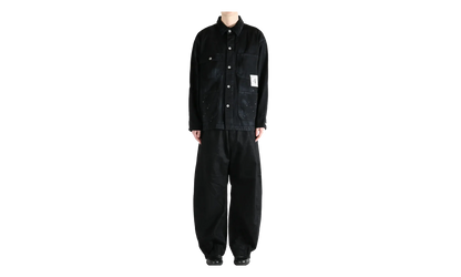 Washed Coverall Jacket "Black" 252AQNH JKM05 BLAC