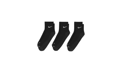 Everyday Max Cushioned Training Ankle Socks (3 Pairs) "Black / Anthracite / White" SX5549 010