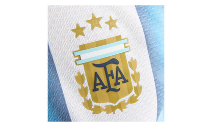 Argentina 26 Home Messi Authentic Jersey "White / Icey Blue / Light Blue" KH3934