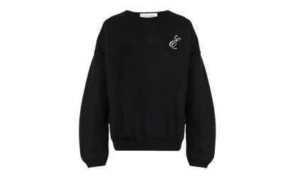 Waffle Crewneck Sweater "Vintage Black" 192HO254331F