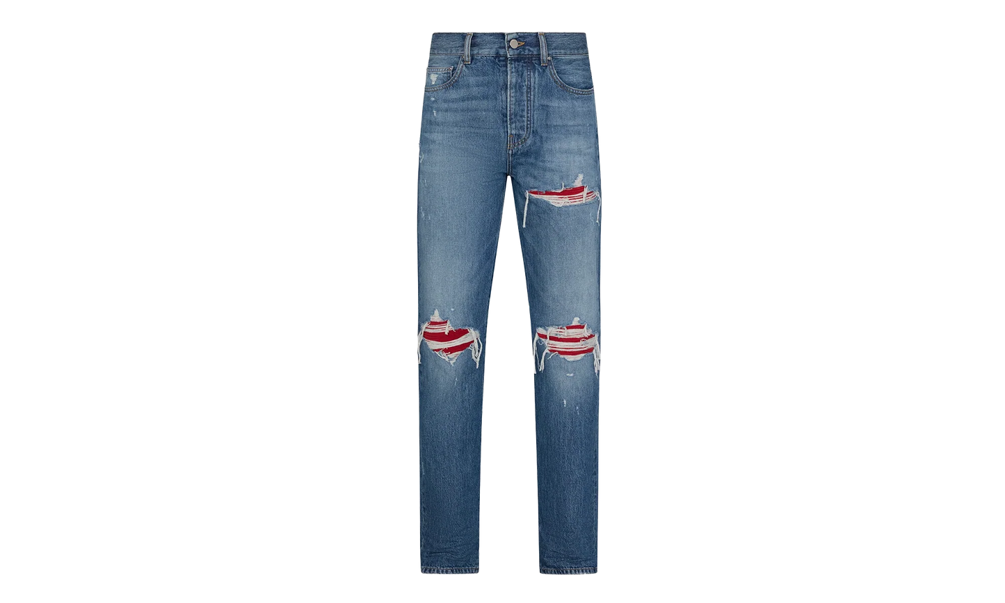 Suede Straight Mx1 Jean "Medium Indigo" AMDNGH1112 MEDI