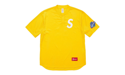 S Logo Baseball Henley T-shirt "FW24 - Yellow" SU27423