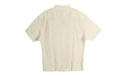 Crinkled Check Short Sleeve Shirt "TAN" 1110371 TANN