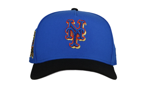 9FIFTY New York Mets Royal 40th Anniversary A Frame Snapback Hat "Royal Blue" NE212