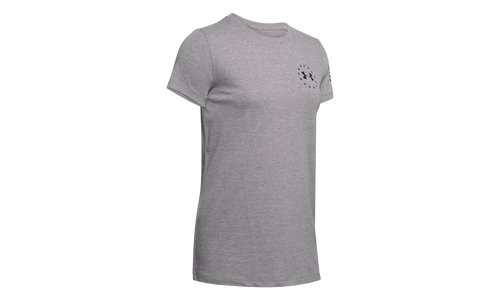 Freedom Banner T-Shirt WMNS "Steel Light Heather / Black" 1352160 035