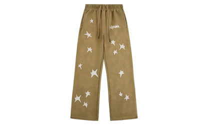Patchwork Washed Sweatpant "Green" KS003