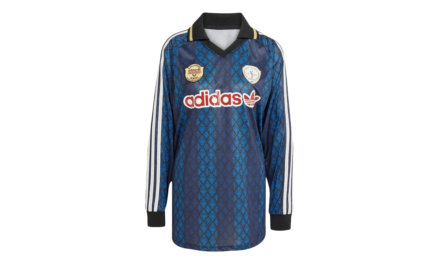 Originals Retro Sports Cricket-Inspired Long Sleeve Jersey WMNS "Black / Night Indigo" KA4383