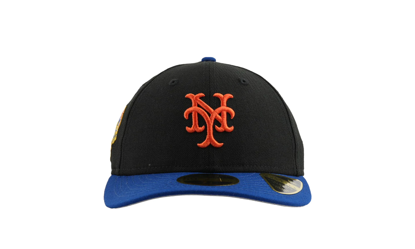 New York Mets 50th Anni. 59FIFTY Low Profile Fitted Hat "Black" 70737509