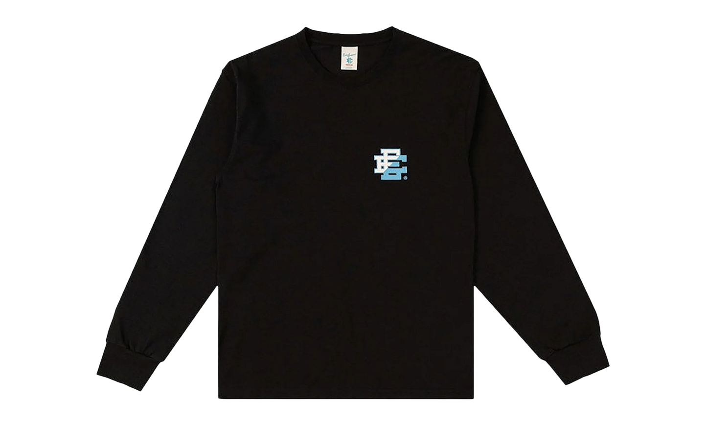 EE LONG SLEEVE T-SHIRT "SS24 - Black/White/Baby Blue" EE531