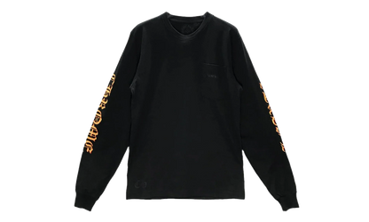 Yellow Dagger Script Logo Long Sleeve "Black" CHRM0829