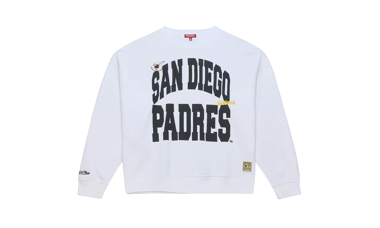LT Crewneck Sweatshirt WMNS "San Diego Padres - White" FC11317 SDPWHIT