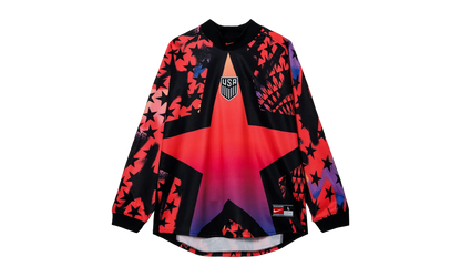 USMNT Authentic Goalkeeper Football T-Shirt "Black / Bright Crimson" IO0786 010