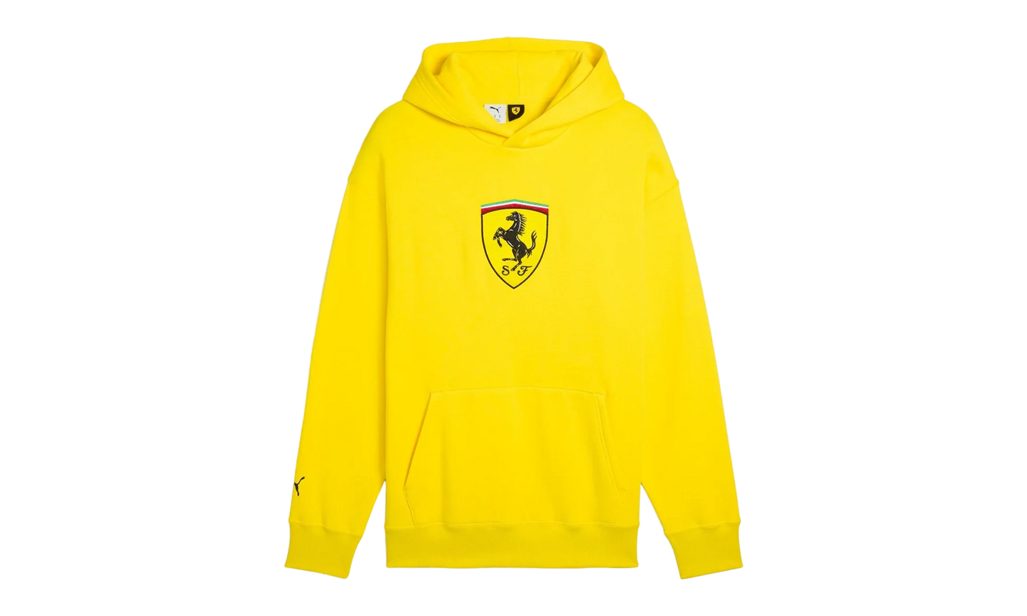 SCUDERIA FERRARI RACE BIG SHIELD HOODIE "Yellow" 630192 03