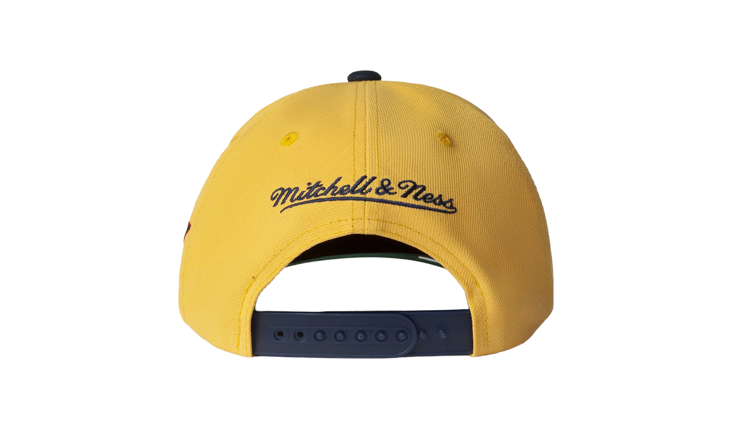NBA Hardwood Classics Team Script 2.0 Pro Snapback Cap "Golden State Warriors - Yellow" HHSS5132 GSWYYPPPYELL