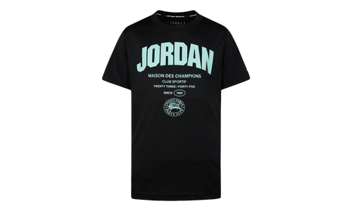 Air Jordan Dri-Fit Des Champions T-Shirt GS "Black" 95D312 023