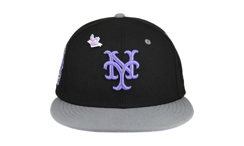59FIFTY New York Mets Liberty Collection 1964 All Star Game Patch Fitted Hat "Black / Purple" NE205