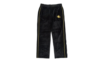 Outline Logo Velour Track Pants "Black / Yellow" SP5der323