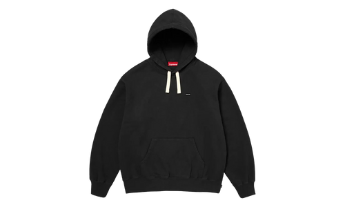 Small Box Drawcord Hoodie "SS26 - Black" SU27269