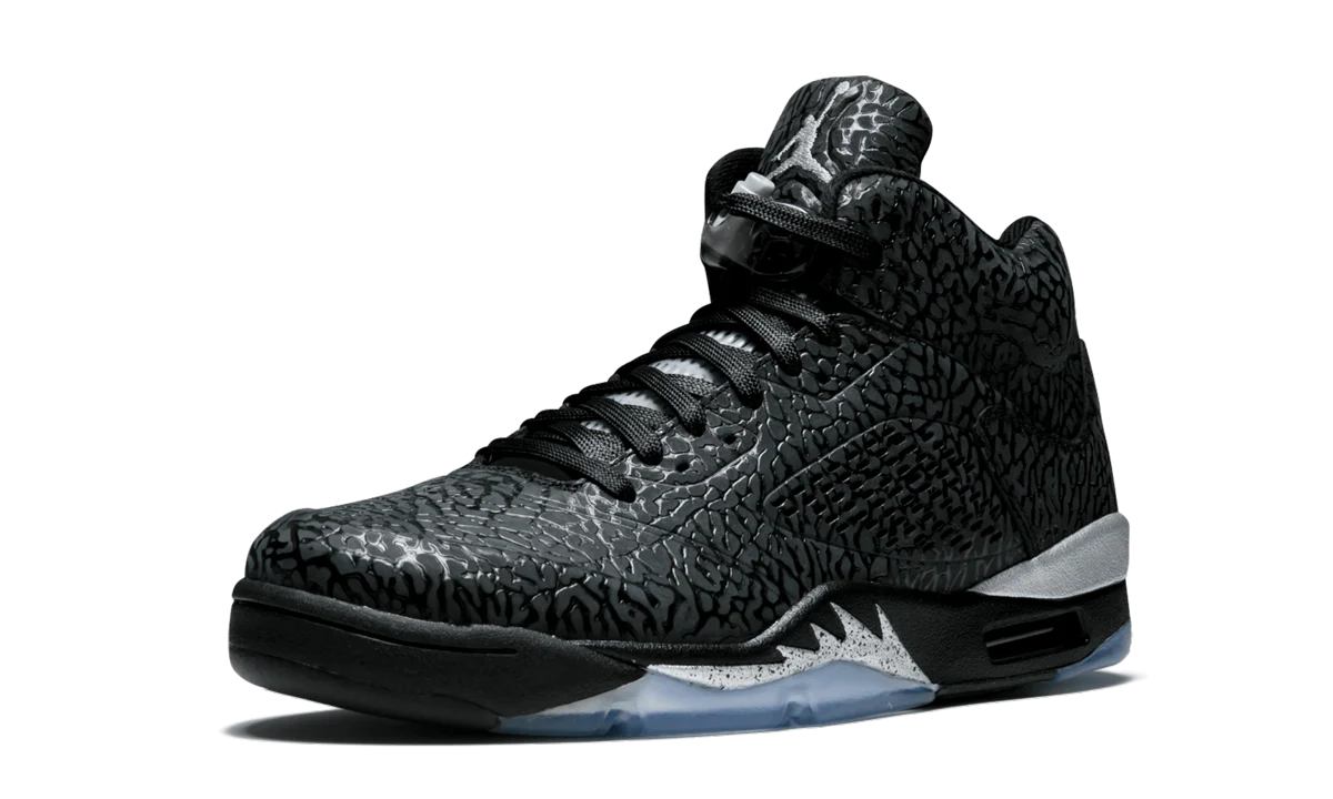 Air Jordan 5 Retro 3Lab5 "Black Silver" 599581 003