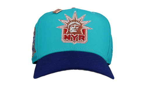 59FIFTY New York Rangers 2018 Winter Classic Fitted Hat "Teal / Royal Blue" NE219