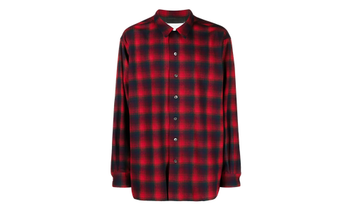 Pendleton Camp Collar Overshirt "Black / Red" S67DT0010S78037001F