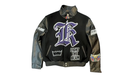 Wool & Leather Varsity Jacket "Sacramento Kings" NBA 102 KINGS
