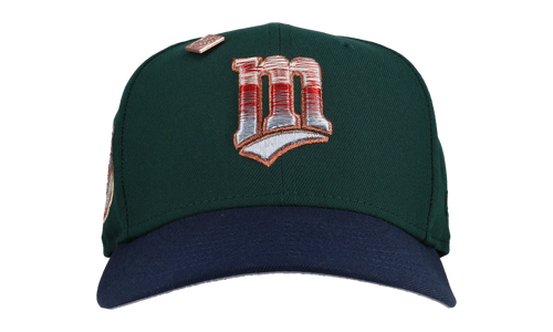 59FIFTY Minnesota Twins 50th Anniversary Fitted Hat "Green / Navy / Metallic" 123451300476