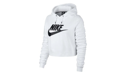 Sportswear Rally Cropped Hoodie WMNS "White" AQ9965 100