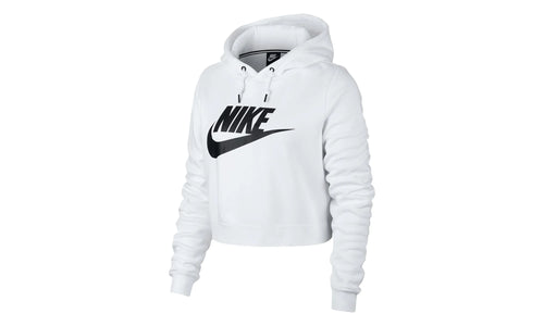 Sportswear Rally Cropped Hoodie WMNS "White" AQ9965 100