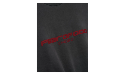 Chicago Heavy Fleece Cropped Sweatshirt "Iron Grey" 192HO256892F