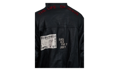The Commission Leather Bomber Jacket "Black" 7U004Q3009BLK