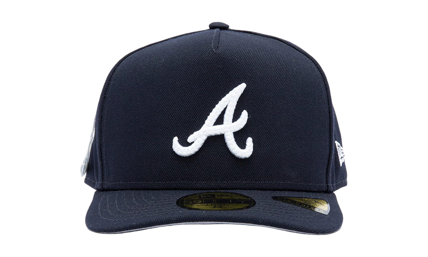 59FIFTY Atlanta Braves Fitted Hat "Script Safety Pin" 60668874