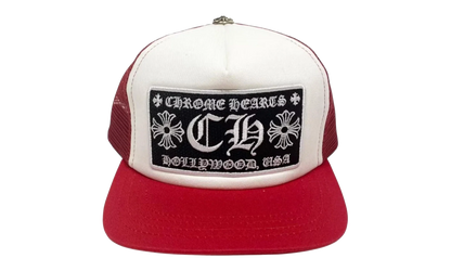 CH Hollywood Trucker Hat "Red / White" CHRM1170