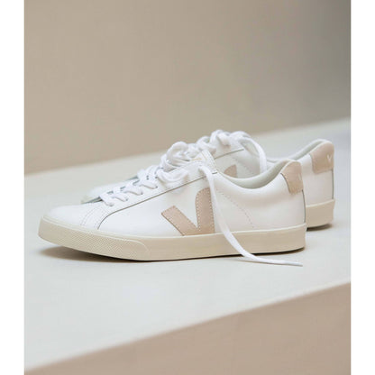 Women's Esplar Leather Sneaker in White Sable